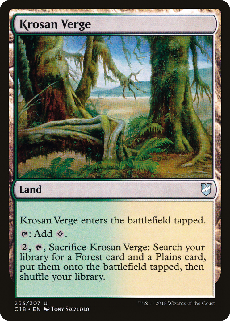 Krosan Verge (C18-263)  - Commander 2018
