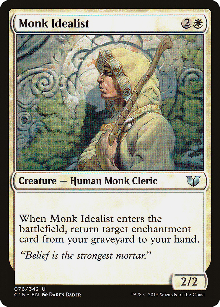 Monk Idealist (C15-076)  - Commander 2015