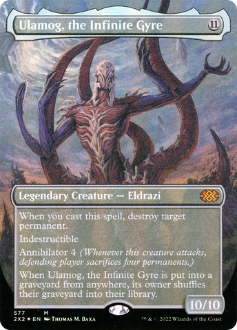 Ulamog, the Infinite Gyre (Textured Foil) (2X2-577)  Foil - Double Masters 2022 (Borderless)