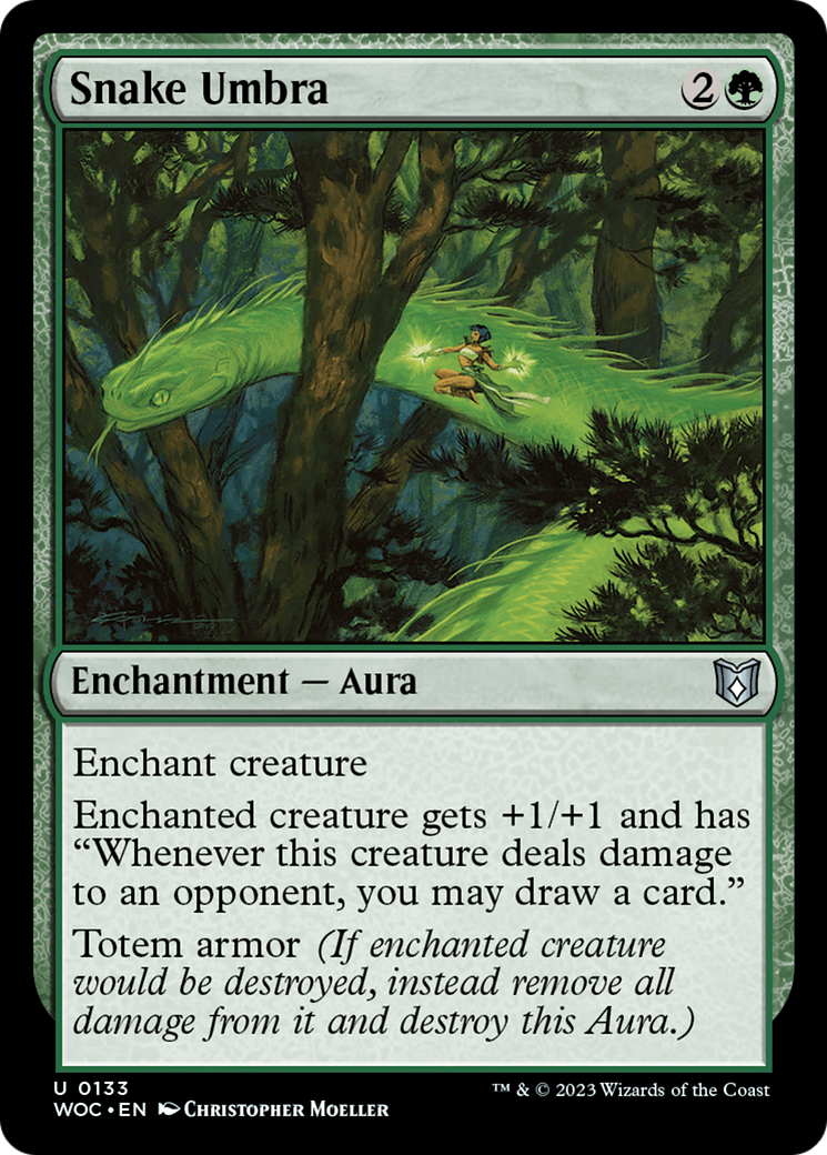 Snake Umbra (WOC-133)  - Wilds of Eldraine Commander