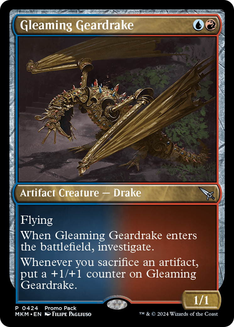 Gleaming Geardrake (PPMKM-424)  - Murders at Karlov Manor