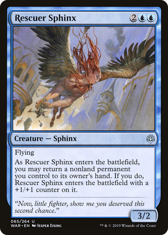 Rescuer Sphinx (WAR-065)  - War of the Spark
