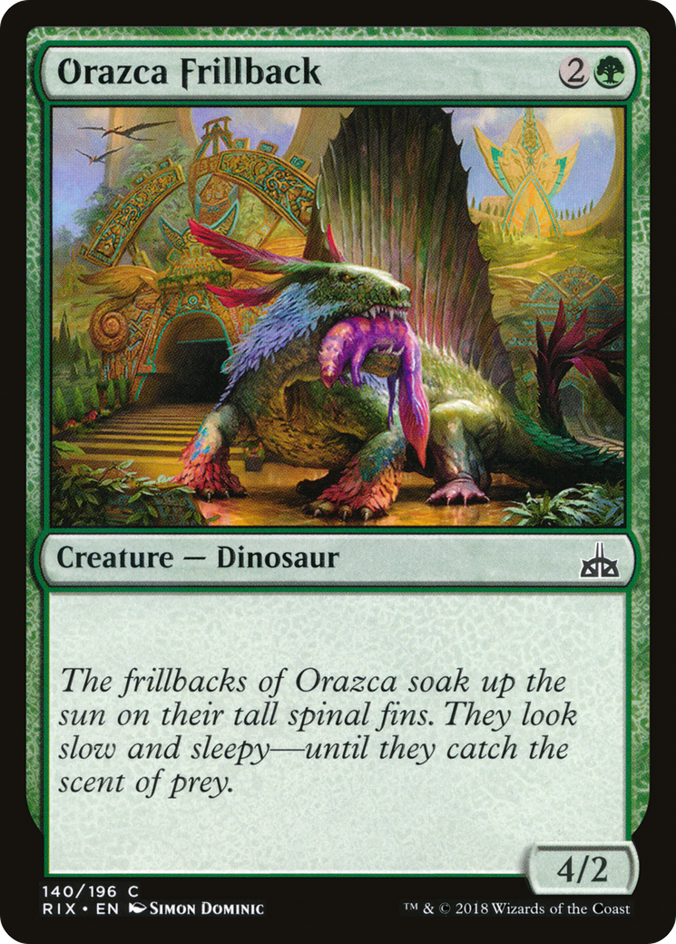 Orazca Frillback (RIX-140)  Foil - Rivals of Ixalan
