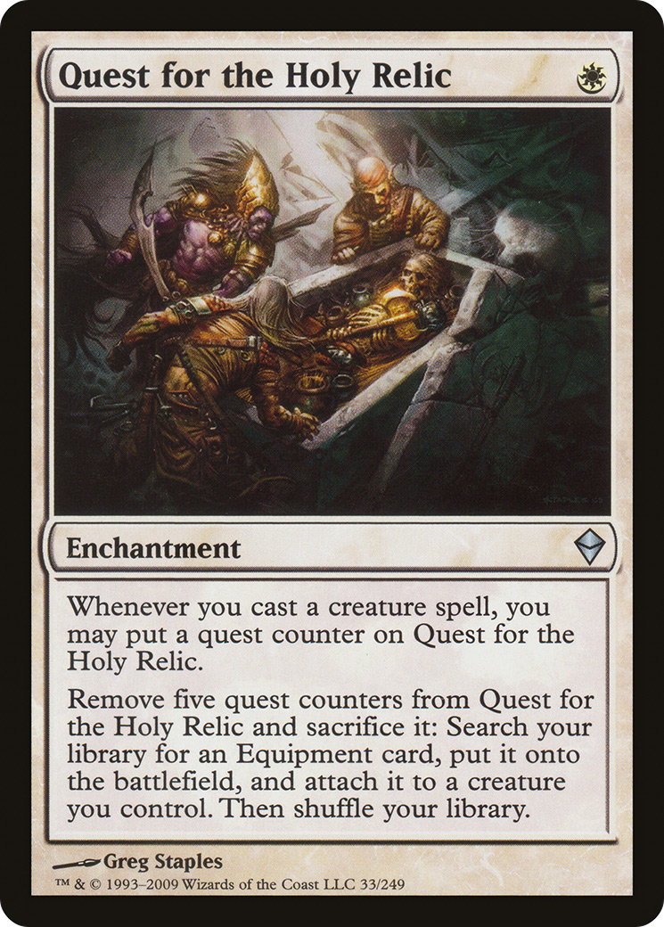 Quest for the Holy Relic (ZEN-033)  - Zendikar