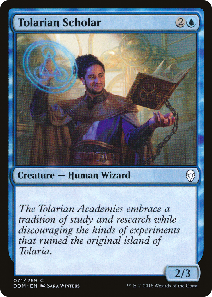 Tolarian Scholar (DOM-071)  Foil - Dominaria