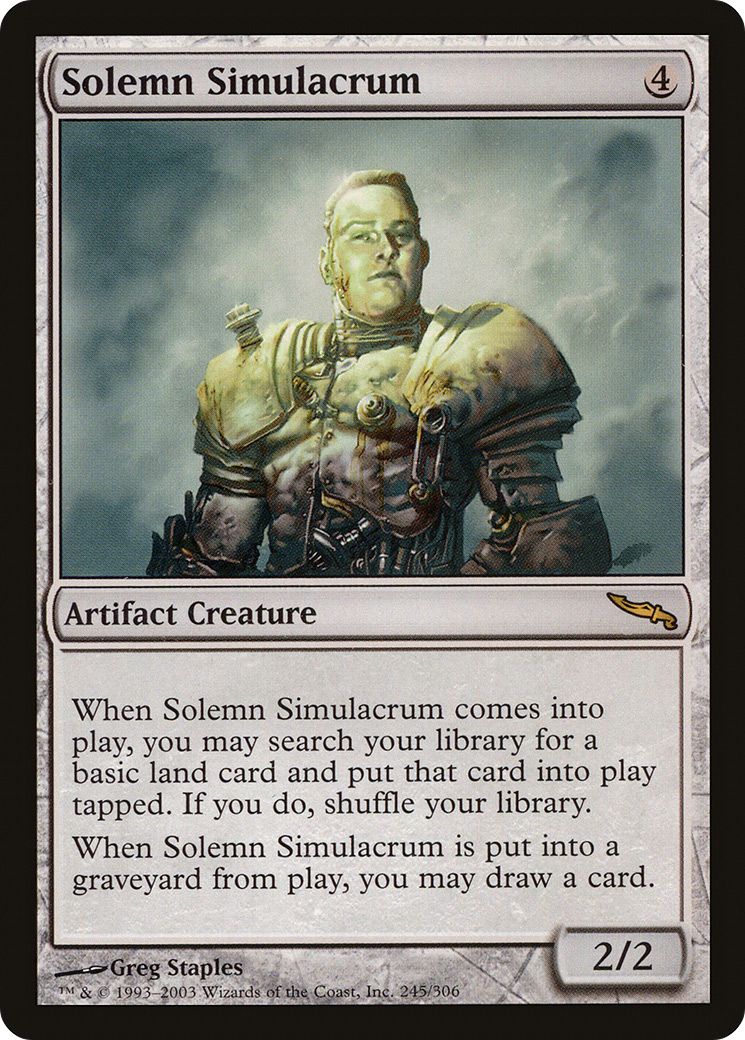 Solemn Simulacrum (MRD-245)  - Mirrodin