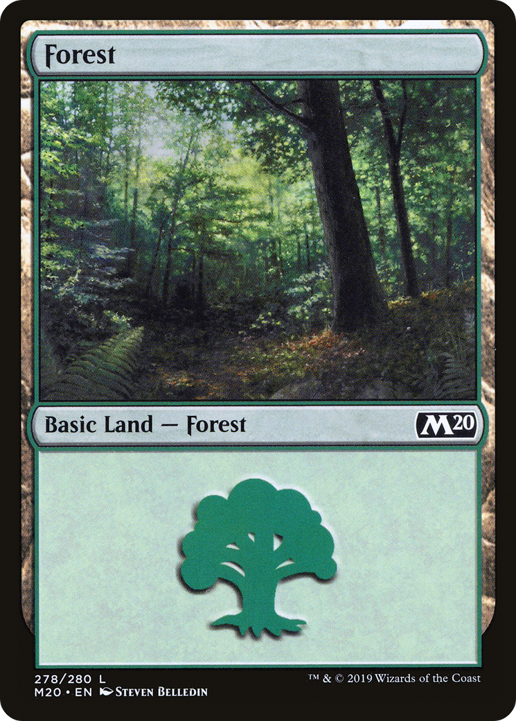 Forest (278) (M20-278)  Foil - Core Set 2020