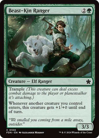 Beast-Kin Ranger (FDN-100)  Foil - Foundations