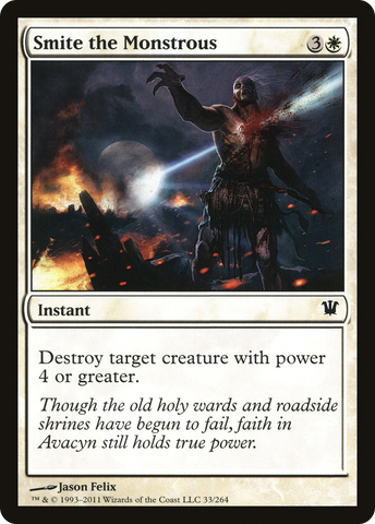 Smite the Monstrous (ISD-033)  Foil - Innistrad