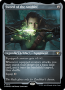 Sword of the Animist (CMM-616)  Etched Foil - Commander Masters