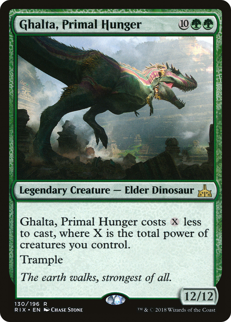Ghalta, Primal Hunger (RIX-130)  - Rivals of Ixalan