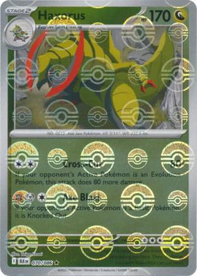 Haxorus (070/086) (Poke Ball Pattern) [Scarlet & Violet: Black Bolt]