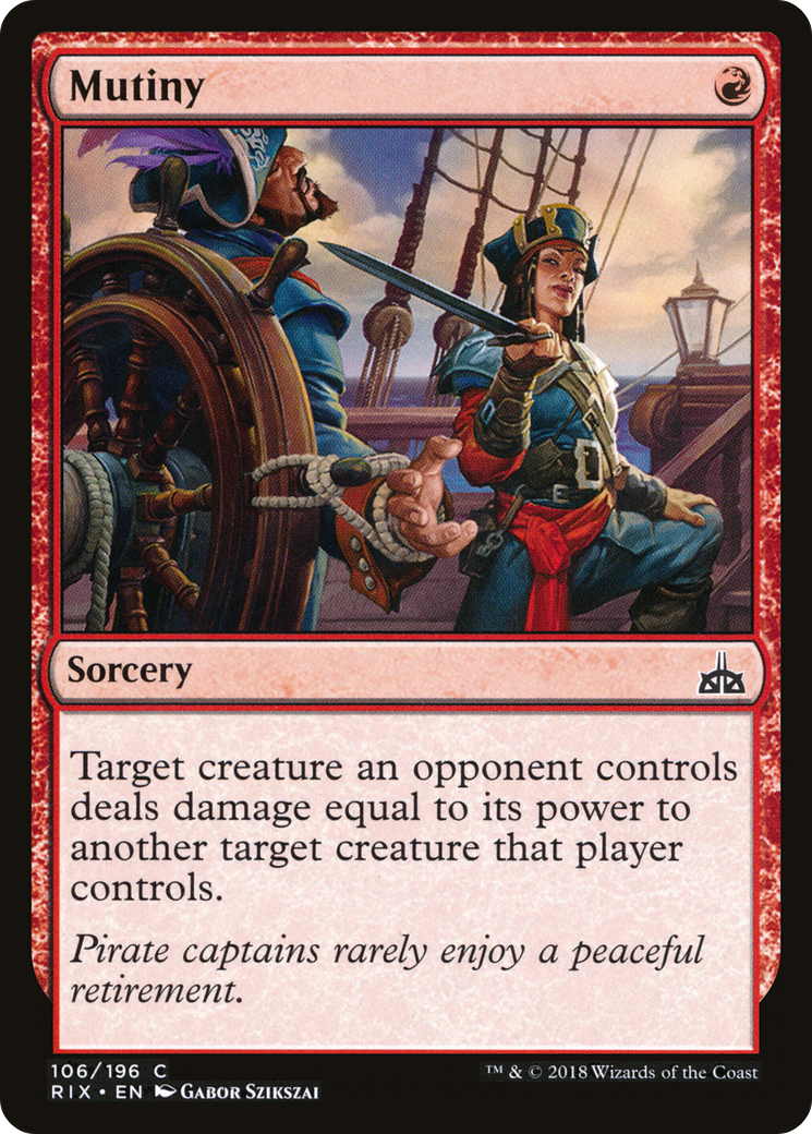 Mutiny (RIX-106)  Foil - Rivals of Ixalan