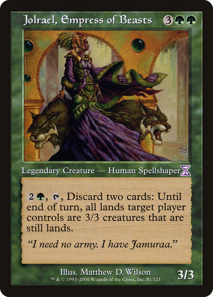 Jolrael, Empress of Beasts (TSB-081)  - Time Spiral Timeshifted
