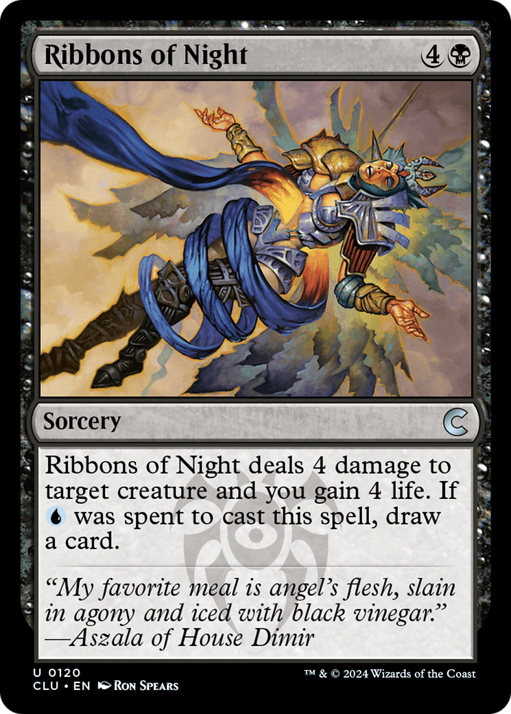 Ribbons of Night (CLU-120)  - Ravnica: Clue Edition