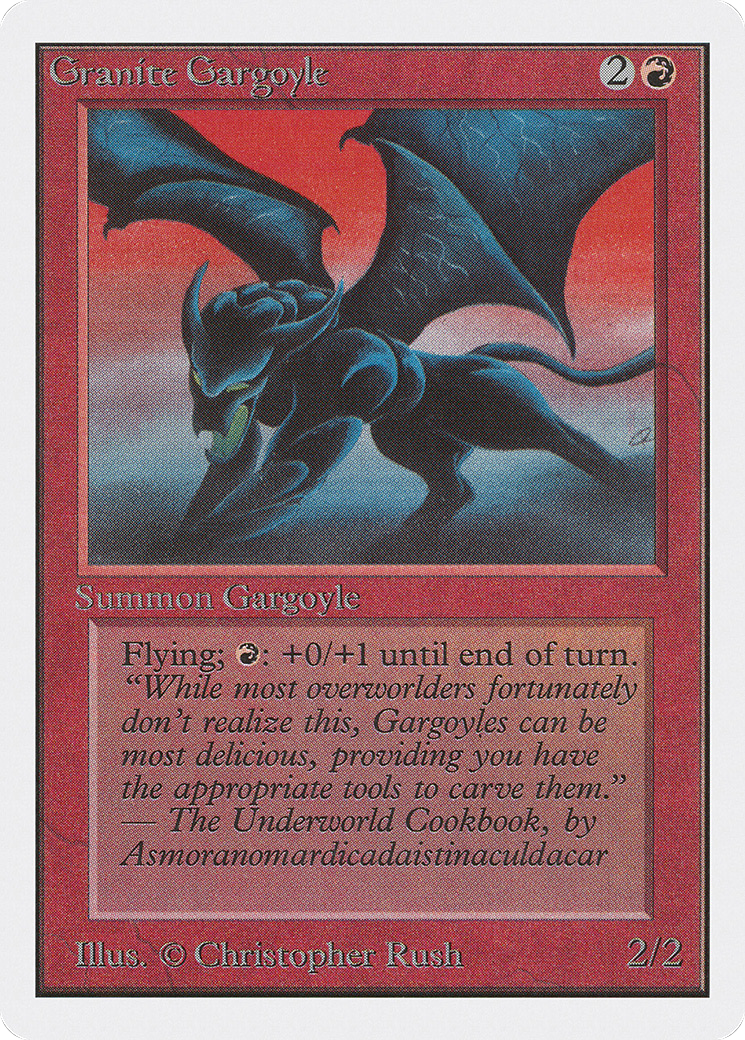 Granite Gargoyle (2ED-)  - Unlimited Edition