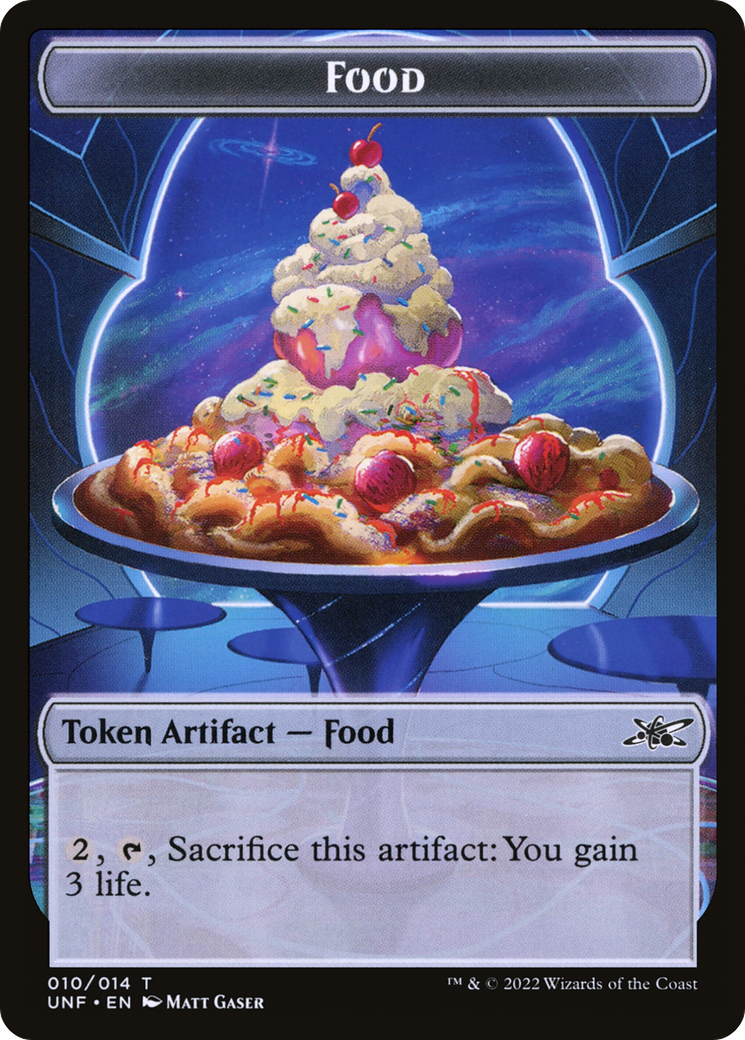 Food Token (010) (UNF-010) - Unfinity Tokens Foil