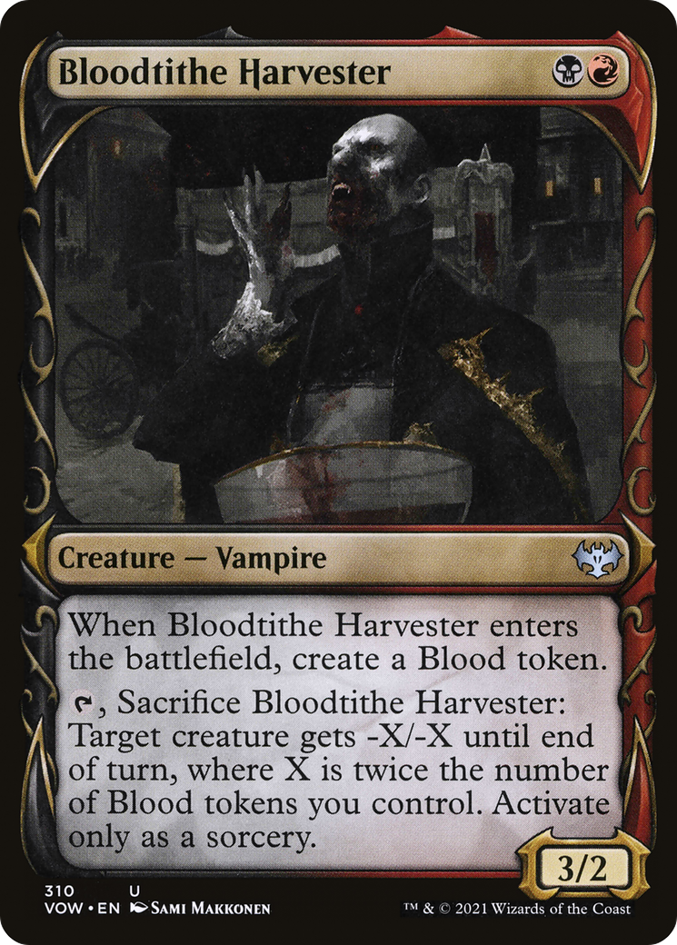Bloodtithe Harvester (Showcase) (VOW-310)  Foil - Innistrad: Crimson Vow: (Showcase)