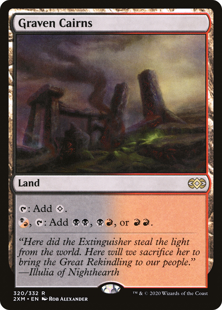Graven Cairns (2XM-320)  Foil - Double Masters