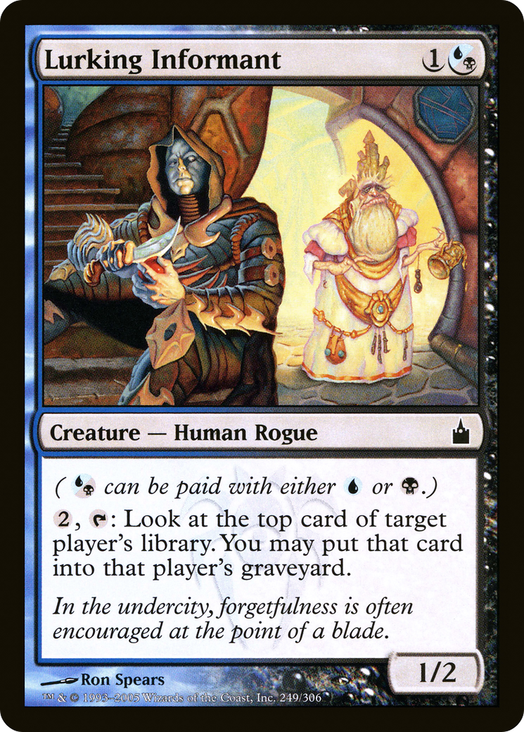 Lurking Informant (RAV-249)  Foil - Ravnica: City of Guilds
