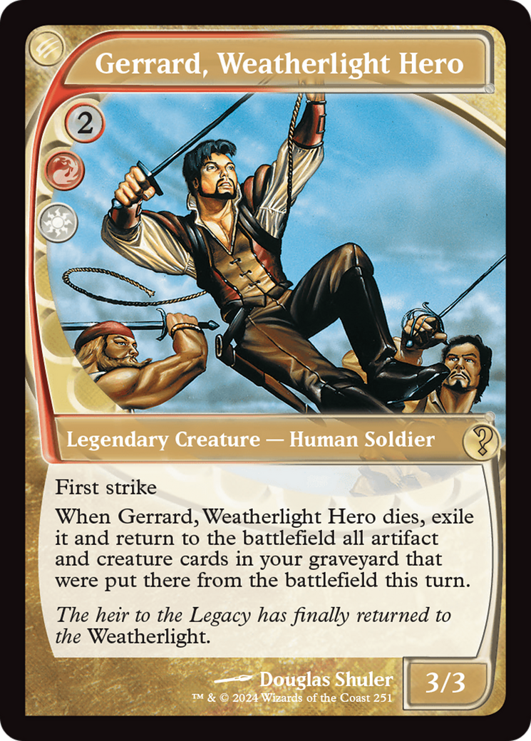 Gerrard, Weatherlight Hero (Future Sight) (MB2-251)  Foil - Mystery Booster 2