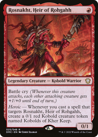 Rosnakht, Heir of Rohgahh (DMC-025)  - Dominaria United Commander