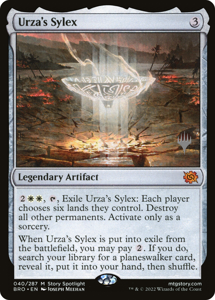 Urza's Sylex (PPBRO-040)  - The Brothers' War Promos