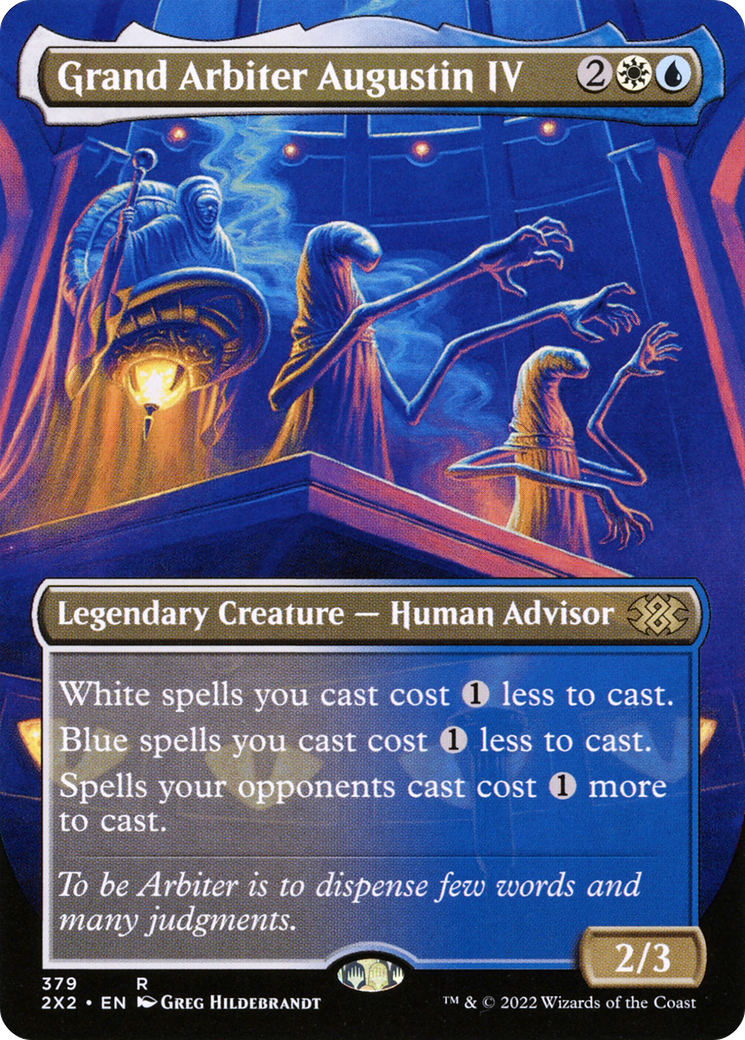 Grand Arbiter Augustin IV (Borderless) (2X2-379)  Foil - Double Masters 2022