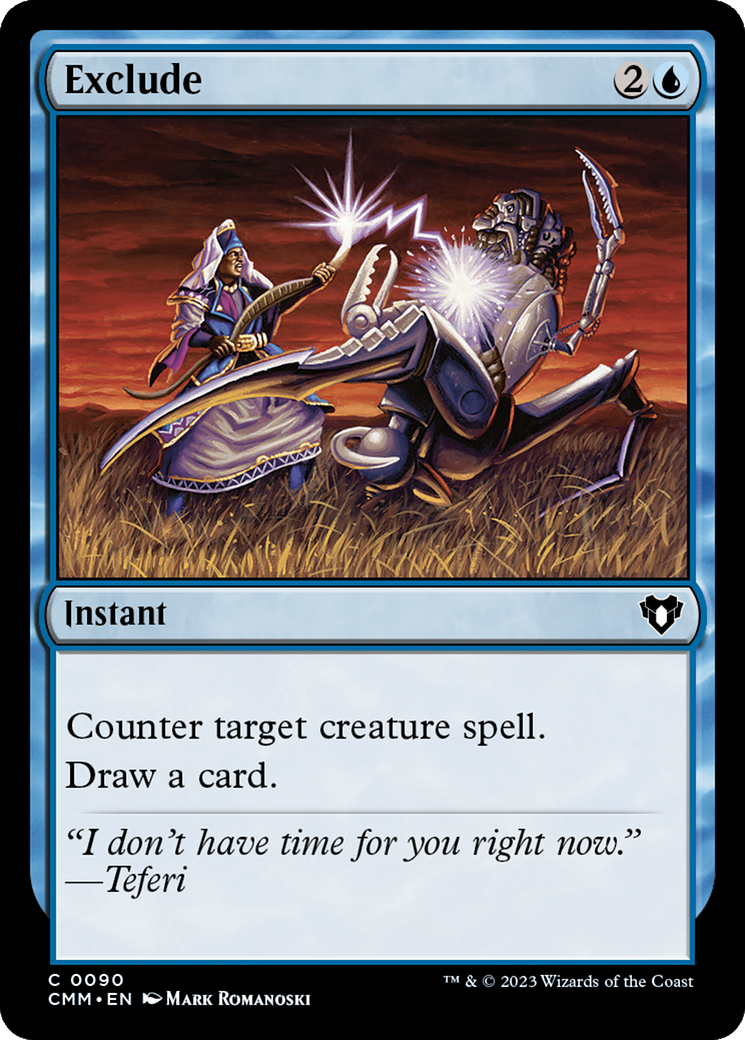 Exclude (CMM-090)  - Commander Masters