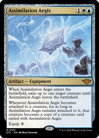 Assimilation Aegis (OTJ-192)  Foil - Outlaws of Thunder Junction