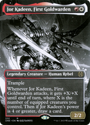 Jor Kadeen, First Goldwarden (Borderless) (ONE-332)  Foil - Phyrexia: All Will Be One: (Showcase)