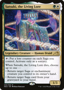 Satsuki, the Living Lore (NEO-235)  Foil - Kamigawa: Neon Dynasty