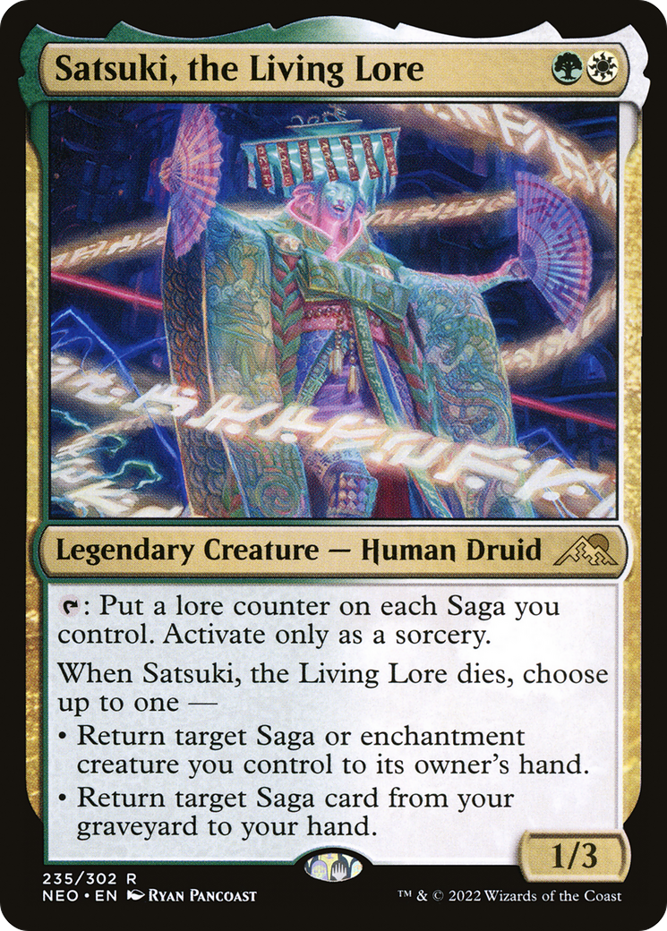Satsuki, the Living Lore (NEO-235)  - Kamigawa: Neon Dynasty