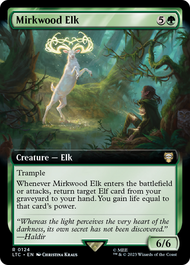 Mirkwood Elk (Extended Art) (LTC-124)  - Tales of Middle-earth Commander: (Extended Art)