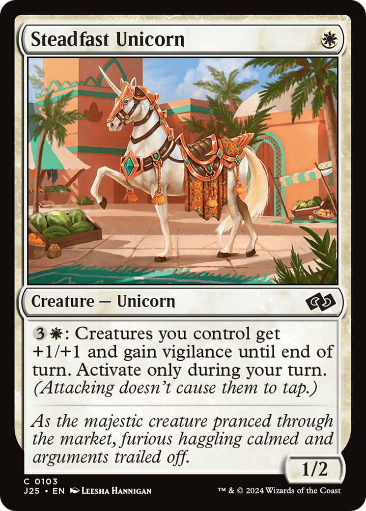 Steadfast Unicorn (J25-103)  - Foundations Jumpstart
