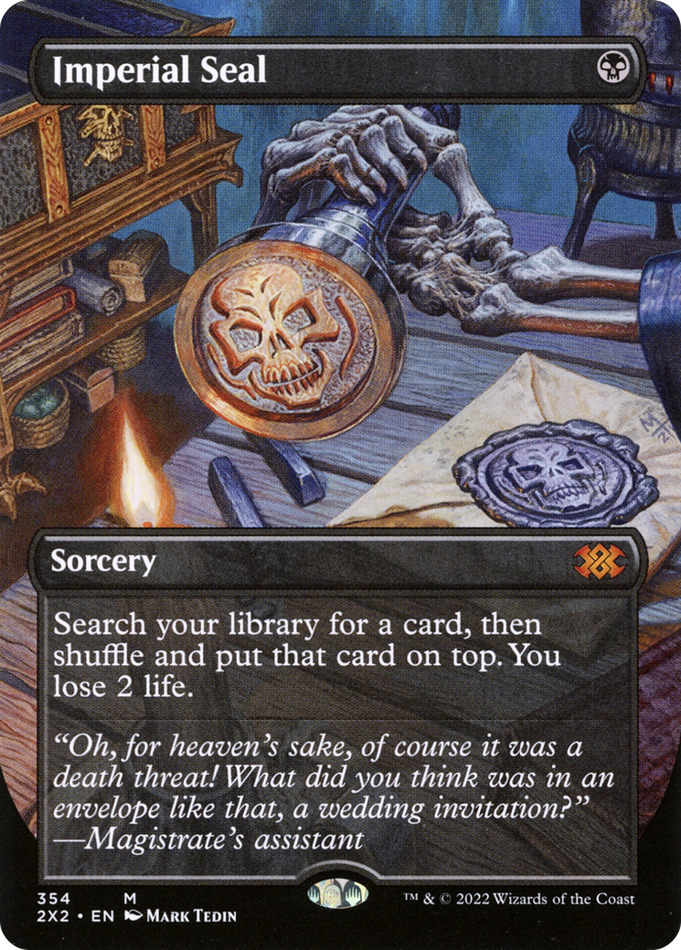 Imperial Seal (Borderless) (2X2-354)  - Double Masters 2022