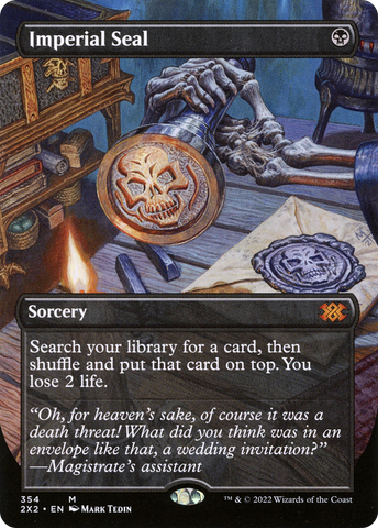 Imperial Seal (Borderless) (2X2-354)  - Double Masters 2022