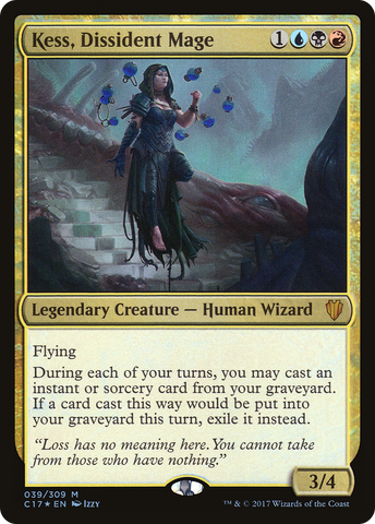 Kess, Dissident Mage (C17-039)  Foil - Commander 2017