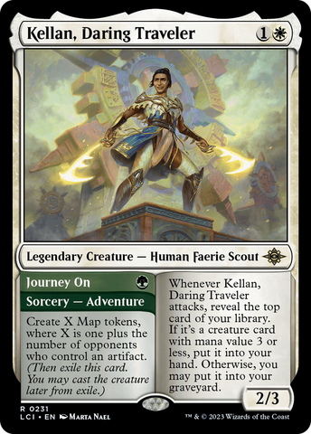 Kellan, Daring Traveler (LCI-231) - The Lost Caverns of Ixalan Foil