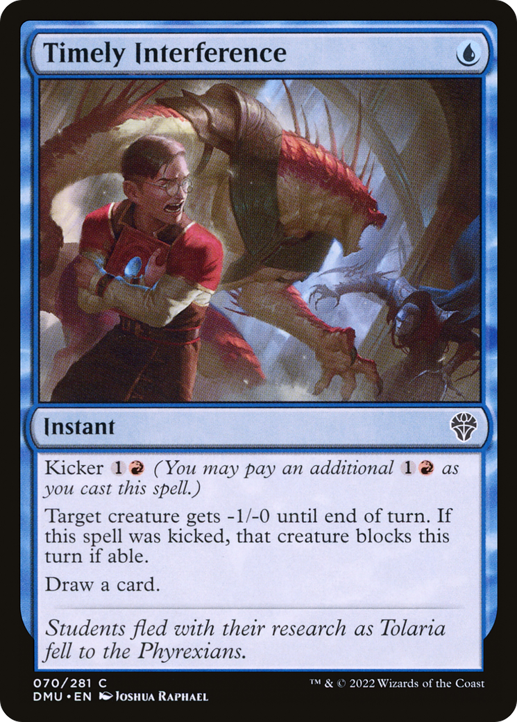 Timely Interference (DMU-070)  - Dominaria United
