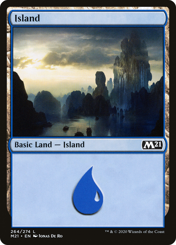 Island (264) (M21-264)  Foil - Core Set 2021