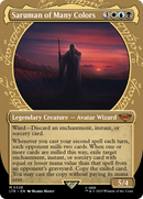 Saruman of Many Colors (Showcase) (LTR-328)  - The Lord of the Rings: Tales of Middle-earth: (Showcase) (Borderless)