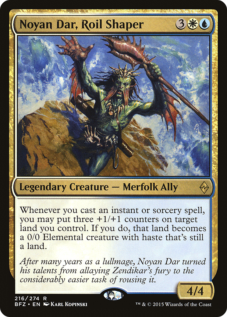 Noyan Dar, Roil Shaper (BFZ-216)  Foil - Battle for Zendikar