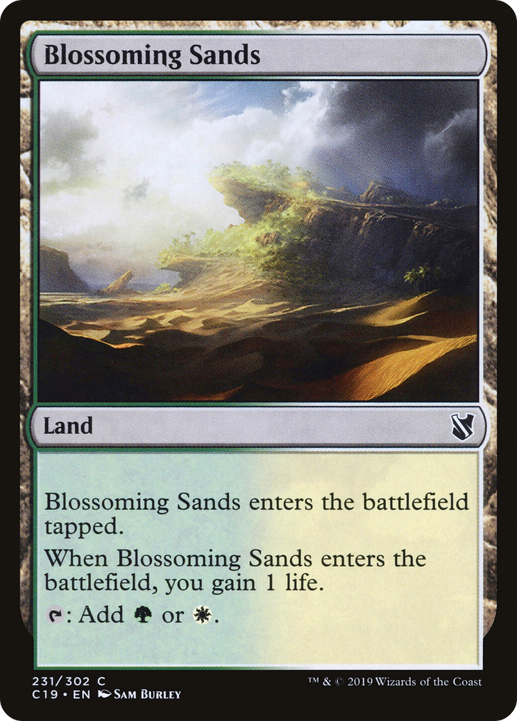 Blossoming Sands (C19-231)  - Commander 2019
