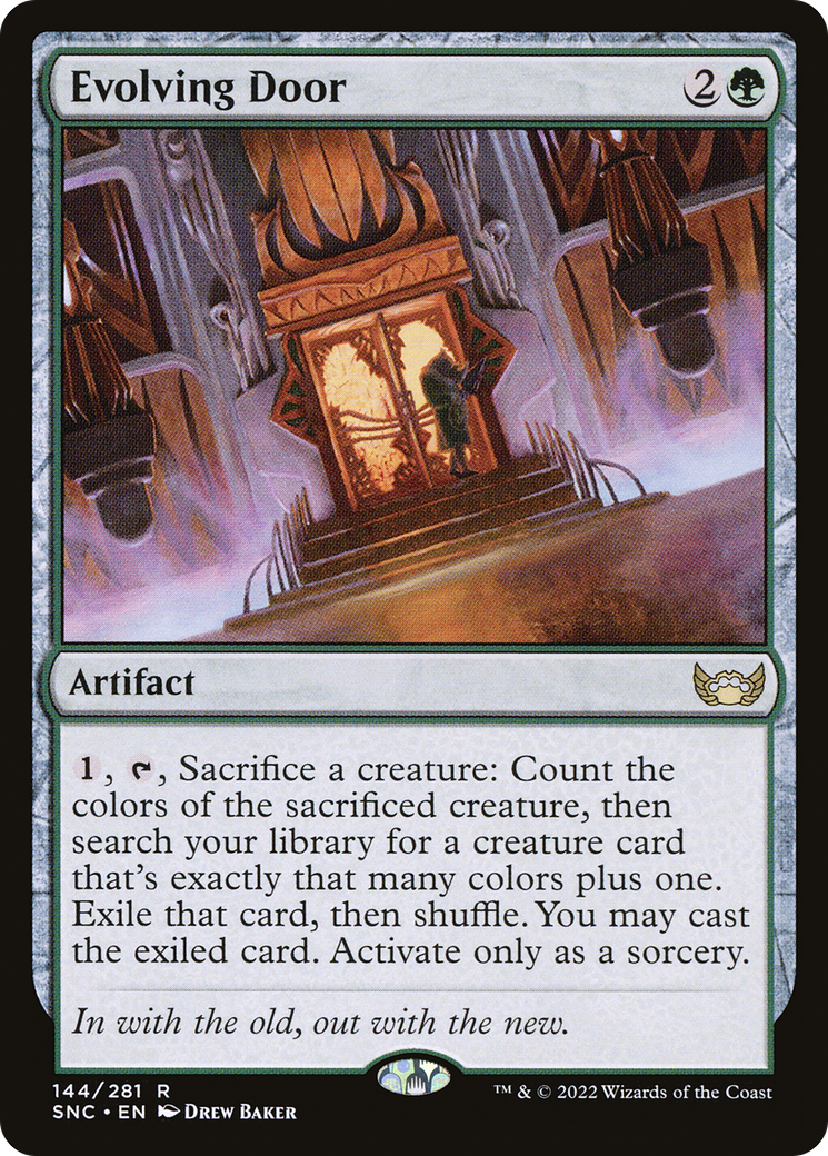 Evolving Door (SNC-144)  Foil - Streets of New Capenna