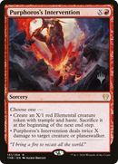 Purphoros's Intervention (PPTHB-151P)  Foil - Theros Beyond Death Promos