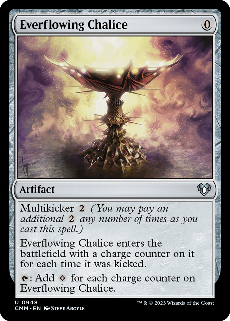 Everflowing Chalice (CMM-948)  - Commander Masters