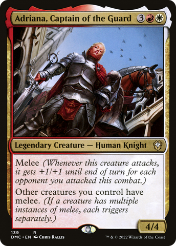 Adriana, Captain of the Guard (DMC-139)  - Dominaria United Commander