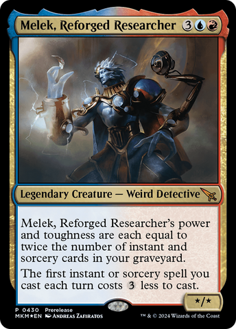 Melek, Reforged Researcher (PRE-430)  Foil - Murders at Karlov Manor