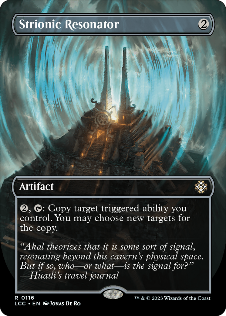 Strionic Resonator (Borderless) (LCC-116)  Foil - The Lost Caverns of Ixalan Commander
